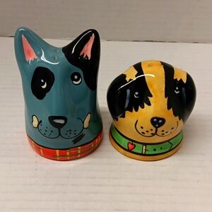 Vintage Dogzilla Ceramic Salt & Pepper Shakers